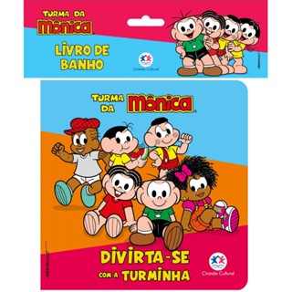 Livro Banho Turma da Mônica - Divirta-se com a turminha