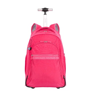 Mochila Carrinho 2 Compartimentos Paul Frank T03 - Dark Pink em Oferta na Shopee