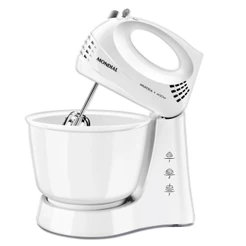 Batedeira 400W Mondial Prática B44-W 3 Velocidades Branca