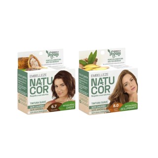 Tintura Capilar Suave Vegana Todas Cores Natucor Embelleze