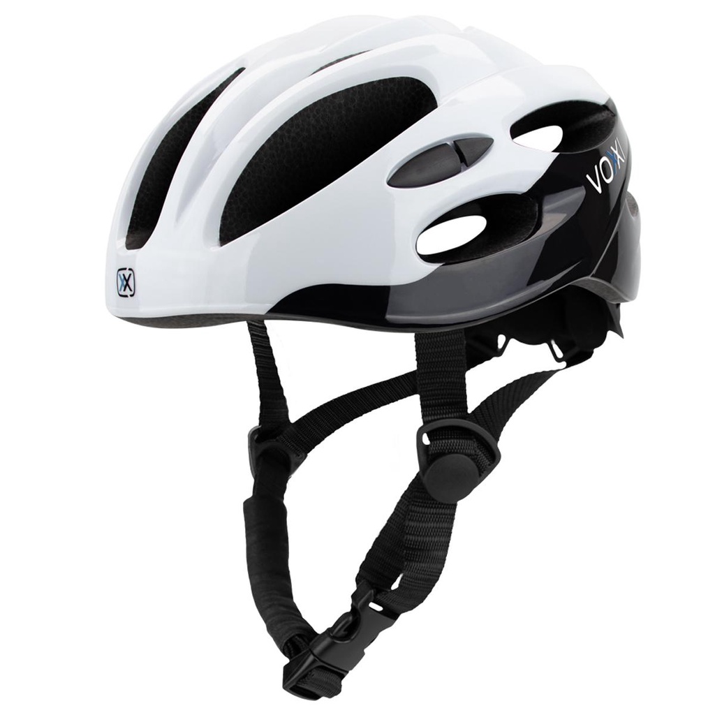 Capacete de Ciclismo Alien Branco e Preto - Voxxi