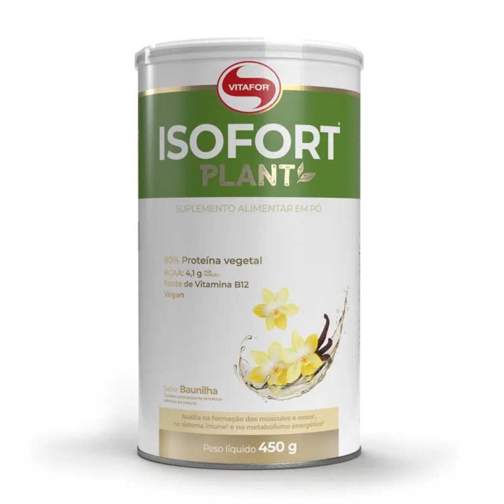 Isofort Plant 450g Whey Vegano - Vitafor