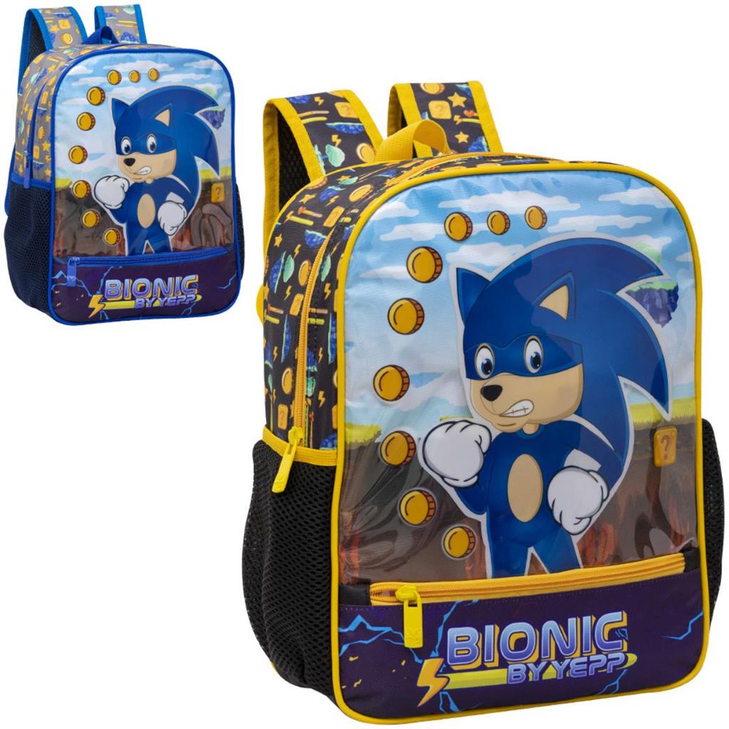 Mochila Costas Escolar Infantil Sonic Tails Yepp Bionic