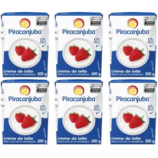 kit 6 creme de leite piracanjuba em Oferta na Shopee