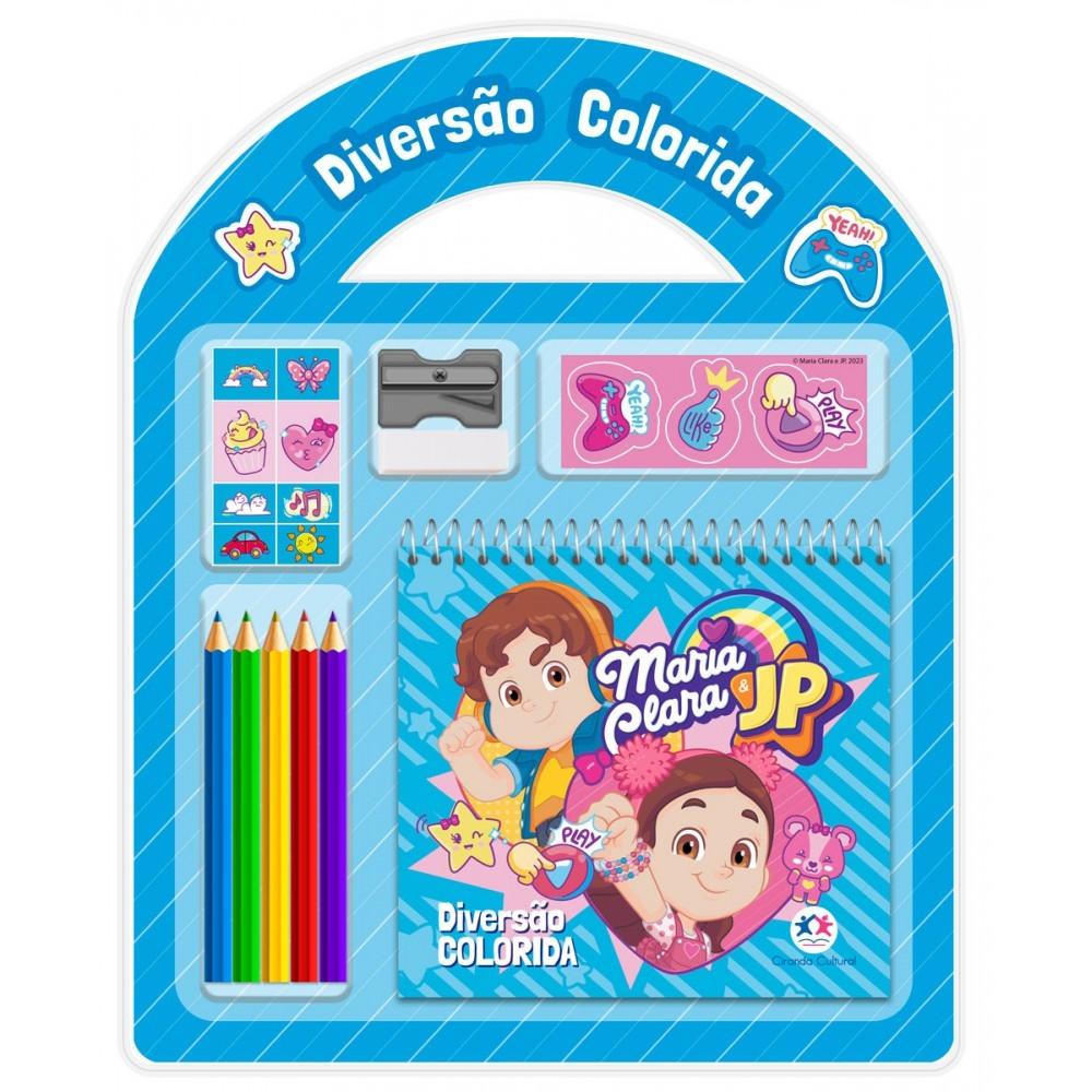 Livro Maria Clara e JP - Diversão Colorida em Oferta na Shopee