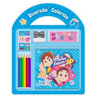 Livro Maria Clara e JP - Diversão Colorida em Oferta na Shopee