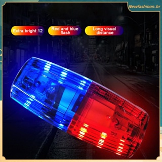 Luz Vermelha Azul Multifuncional Clip De Bicicleta Piscando Alerta De Segurança Luzes De Ombro USB Acessórios De Emergência em Oferta na Shopee