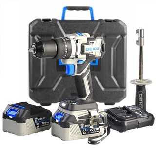 Parafusadeira Furadeira Impacto Brushless High Torque 1/2 pol 120Nm 2 Baterias 3Ah Maleta DEKO em Oferta na Shopee