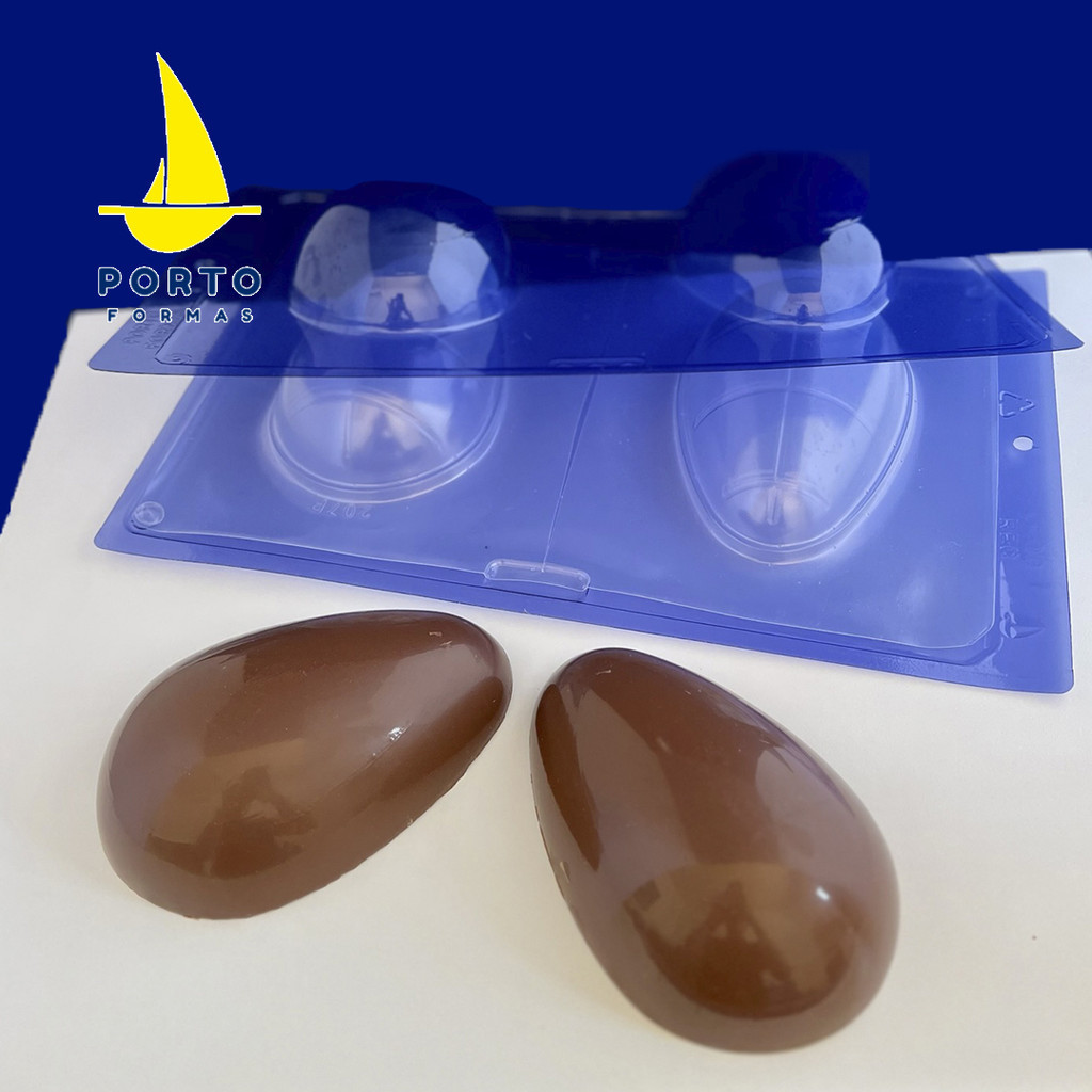 1~5 Forma Profissional Ovo De Páscoa Liso C/Silicone Casca Fina Para 350g P207 Porto em Oferta na Shopee