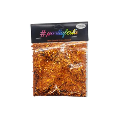Confete Mini Bolinha 15g - Laranja - 1 unidade - Rizzo
