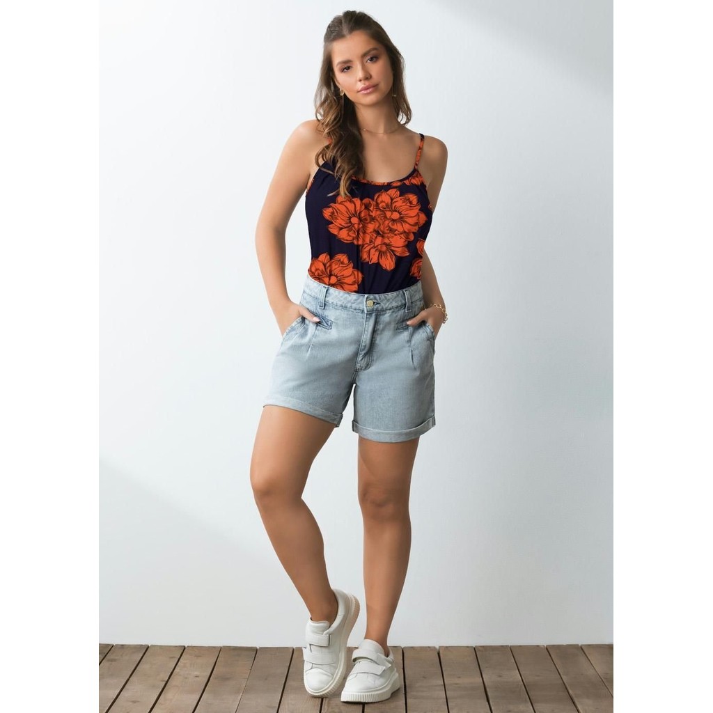 Detalhes do Blusa De Alça Estampado Quintess