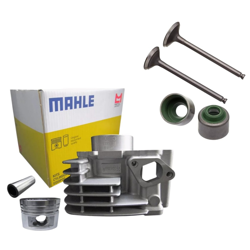 KIT CILINDRO YAMAHA CRYPTON 115 COM VALVULAS E RETENTOR