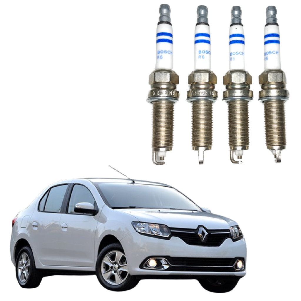 Vela De Ignição Bosch Renault Logan 1.0 2007 A 2015