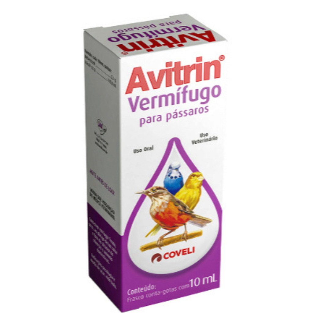 COVELI AVITRIN VERMIFUGO 10ML - USO VET em Oferta na Shopee