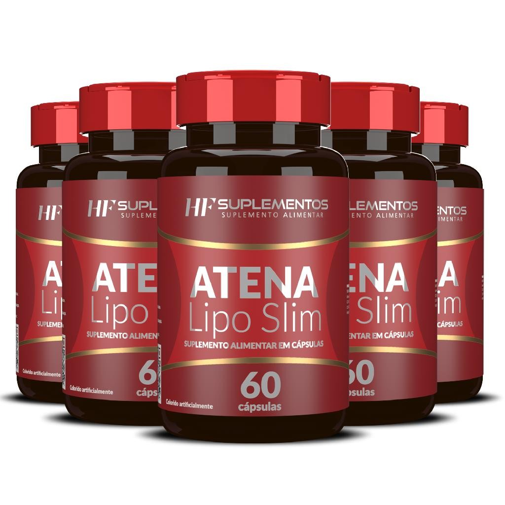 5x ATENA LIPO SLIM HF SUPLEMENTOS 60CAPS
