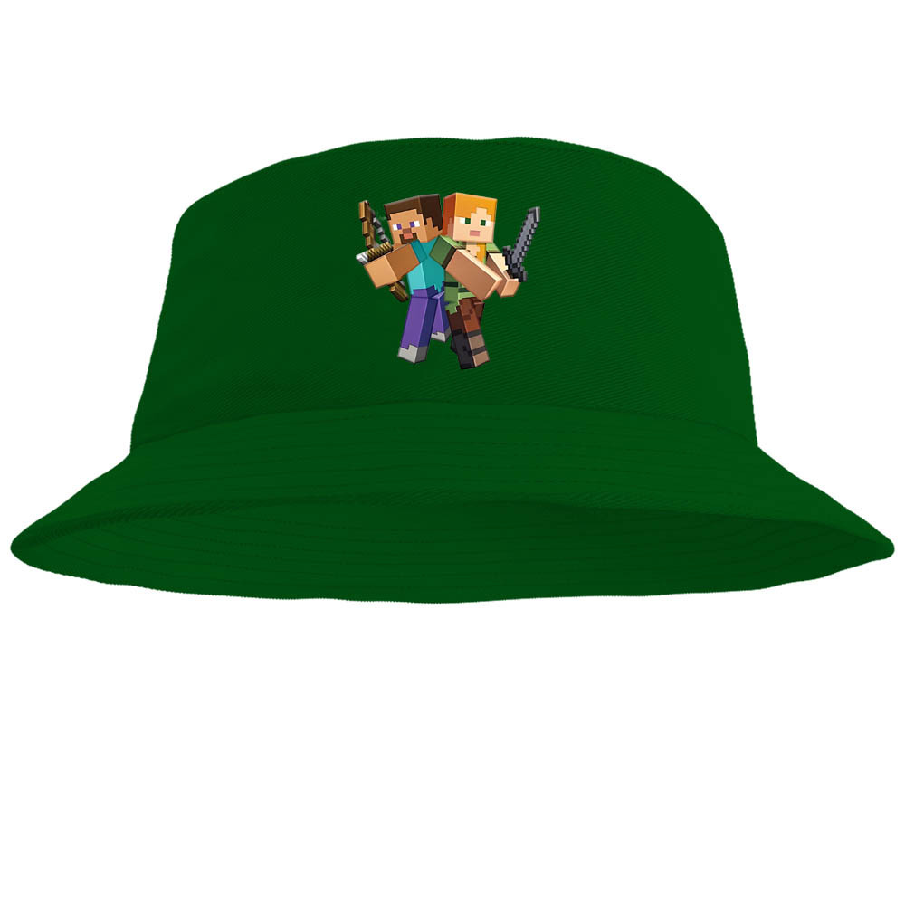 Chapéu Bucket Hat Unissex jogo MINE CRAFT