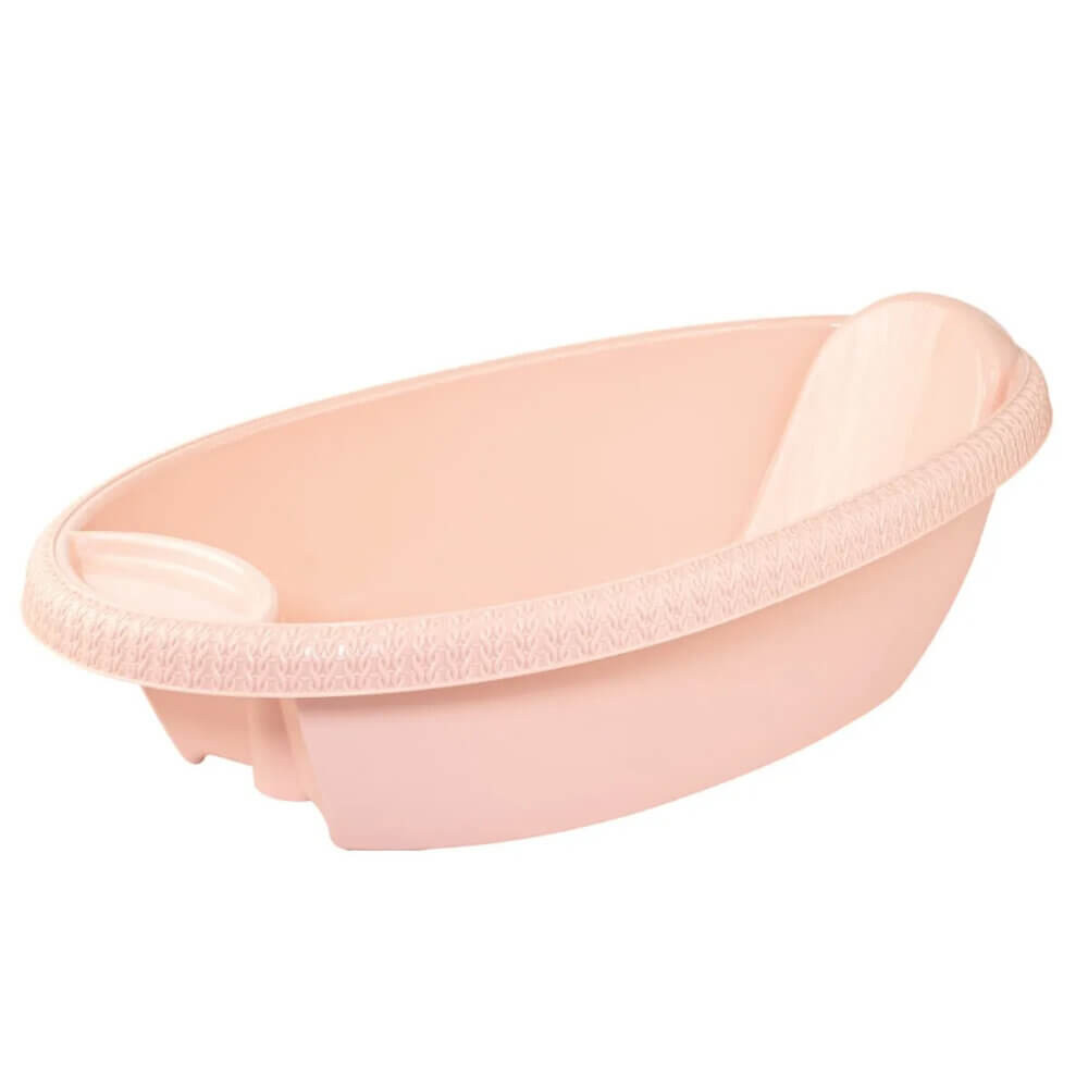 Banheira Bebê Plasútil Trama Baby 19L Rosê em Oferta na Shopee