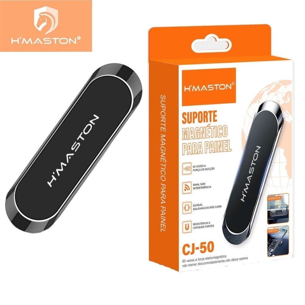 H'maston CJ-50 Suporte Celular Carro Veicular Magnético Para Universal 360° em Oferta na Shopee