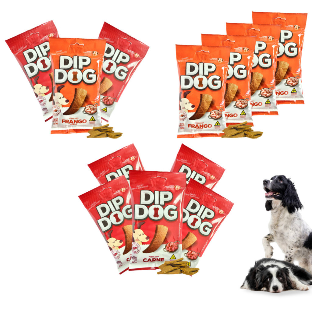 Kit Petisco para cachorro pet bife mordedor de caes petiscos adestrador sabor carne frango
