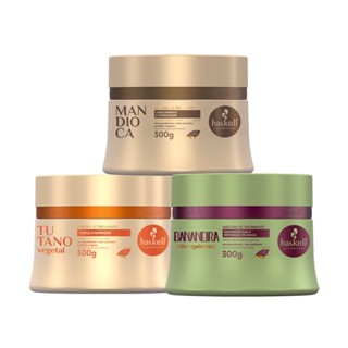 Kit Haskell Cronograma Bananeira Mandioca Tutano 300g