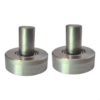 Kit 02 Rolamentos Guia De Ferro Trilho Portão De Correr 42mm