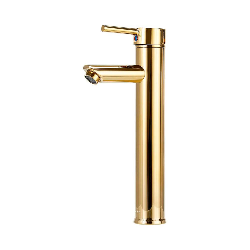 Torneira para banheiro cascata Misturador Monocomando Alta Xingu Pingoo - Dourado em Oferta na Shopee