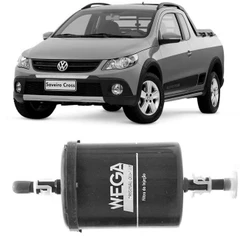 Filtro Combustivel Volkswagen Saveiro 1.6 1.8 2003 2004 2005 2006 2007 2008 2009 2010 2011 2012 2013
