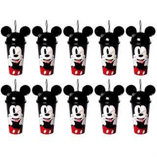 Kit 10 Copo Mickey Com Orelhas Festa Lembrança Aniversário