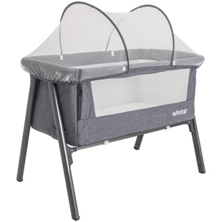 Berço Moises para Bebe Co-leito Lado a Lado Kiddo Lazy - Grafite em Oferta na Shopee