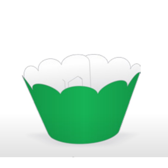 KIT  Saia Para Cupcake Verde Bandeira  12.8  ( Nc Toys Cupcake ) em Oferta na Shopee