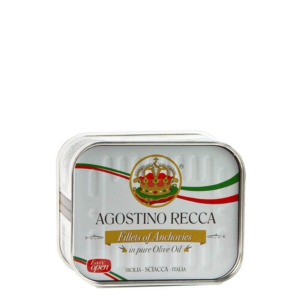 FILÉ DE ANCHOVA AGOSTINO RECCA EM AZEITE 710G em Oferta na Shopee