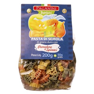 MACARRAO PAGANINI BAMBINI DINOSSAUROS 250G