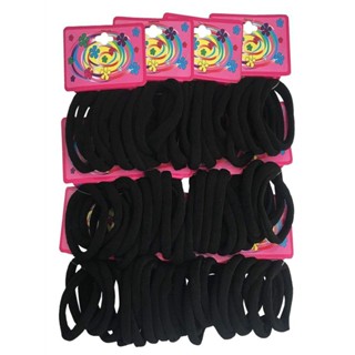 B&B BLEZA Kit 72 Elasticos De Cabelo Rabico Feminino