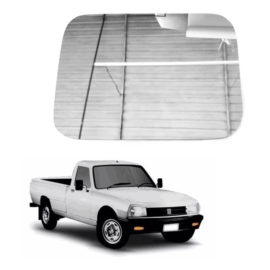 Lente Espelho Retrovisor Peg Peugeot 504 Direito