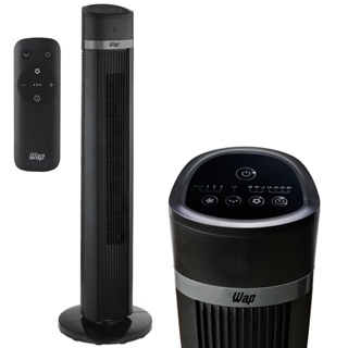 Ventilador de Torre Vertical Silencioso com Controle Remoto 4 Velocidades 70W Wap em Oferta na Shopee
