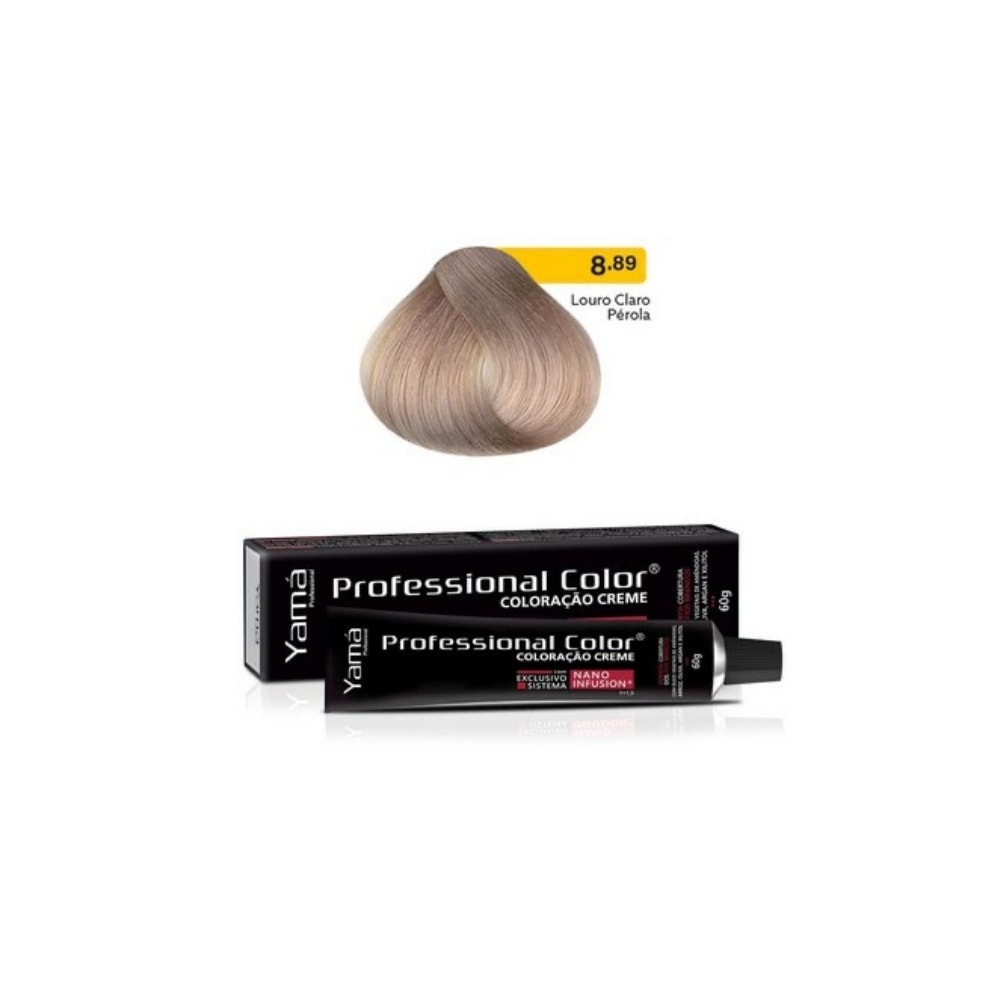 Tintura Yama Nano Infusion 8.89 Louro Claro Pérola em Oferta na Shopee