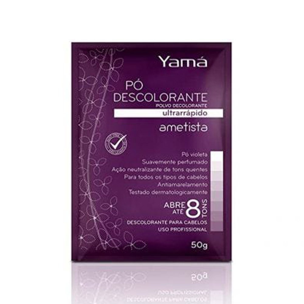 Pó Descolorante Yamá Ametista 50g em Oferta na Shopee