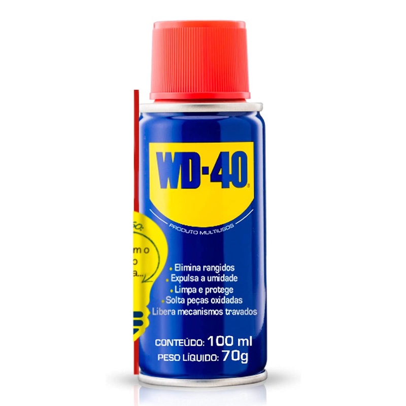 Spray Aerosol Lubrificante e Desingripante WD-40 (100ml)