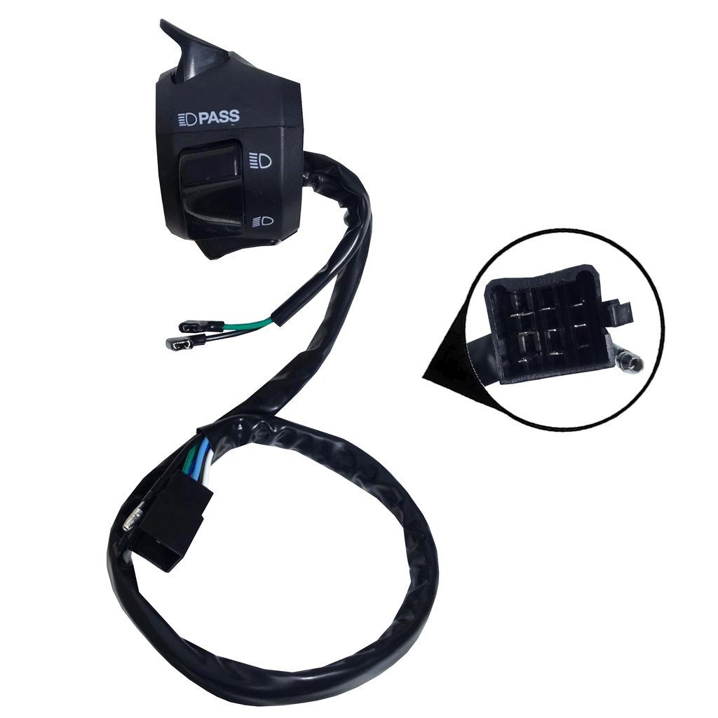 Punho Chave Luz Esquerda Honda Cg 125i Fan 2014 Ate 2015