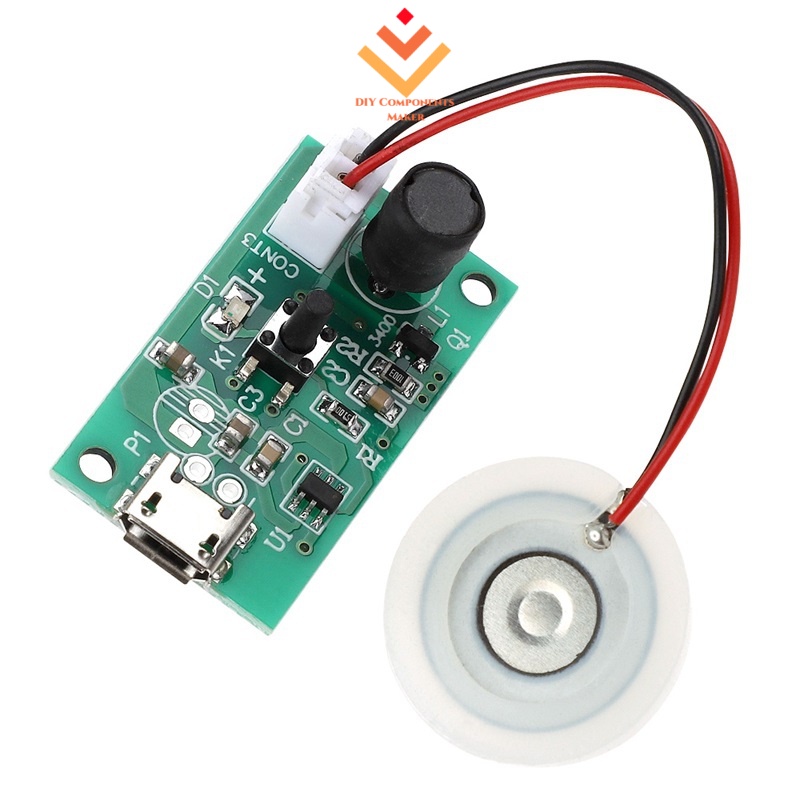Módulo Umidificador Atomizador Ultrassônico , Micro USB , Gerador De Névoa , Placa De Circuito Oscilador