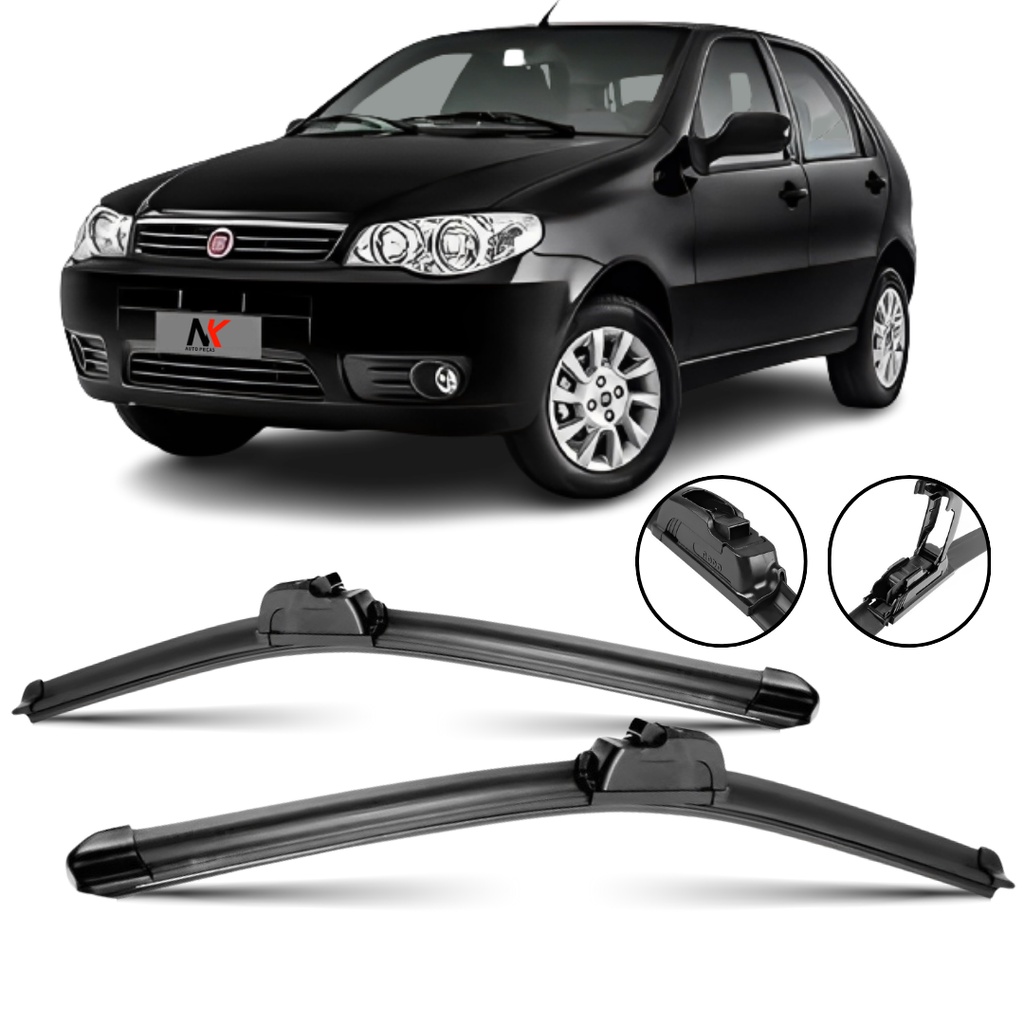 Par Palheta Limpador Parabrisa Palio G3 G4 2004 á 2015 1° Linha em Oferta na Shopee
