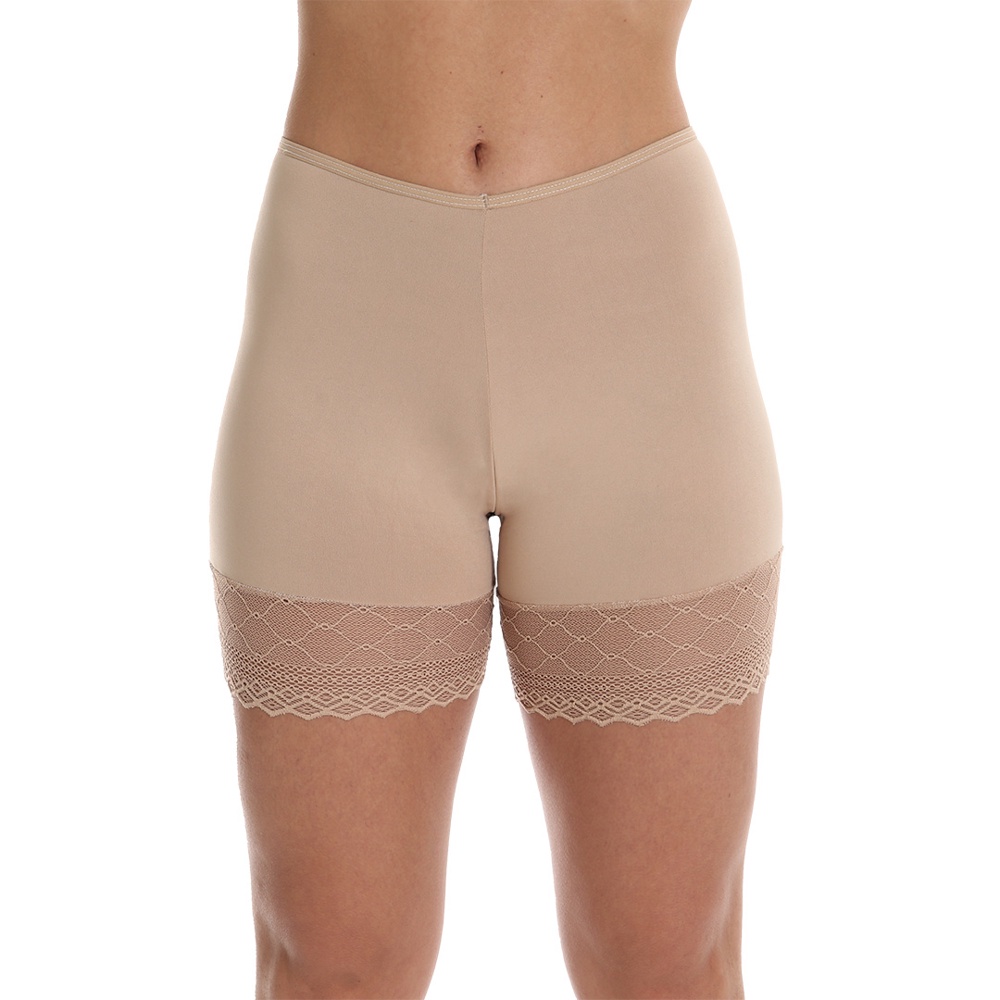 Kit 2 Short Íntimo Segunda pele Anágua Conforto Modelador Feminino Adulto