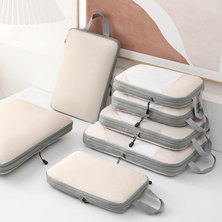 Saco De Armazenamento De Viagem Compressão De Três Peças YW2