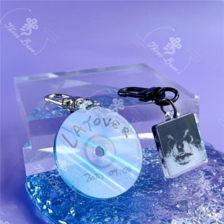 Três Bases BTS-613 Acrílico Ainda Vem KeyRing Boy Com luv Keychain AgustD Jack Na Caixa Blackswan INDIGO ON Cute Cartoon Wootteo KPOP Bangtan Boys Butter Bag Pendant Colecionável