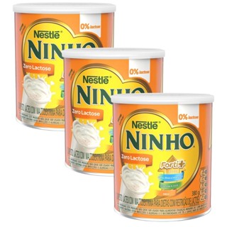 Kit 3 Ninho Zero Lactose Forti+ Lata 380g