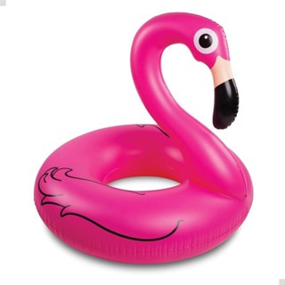 Boia Flamingo Inflável Adulto 90 cm Piscina Praia Festa