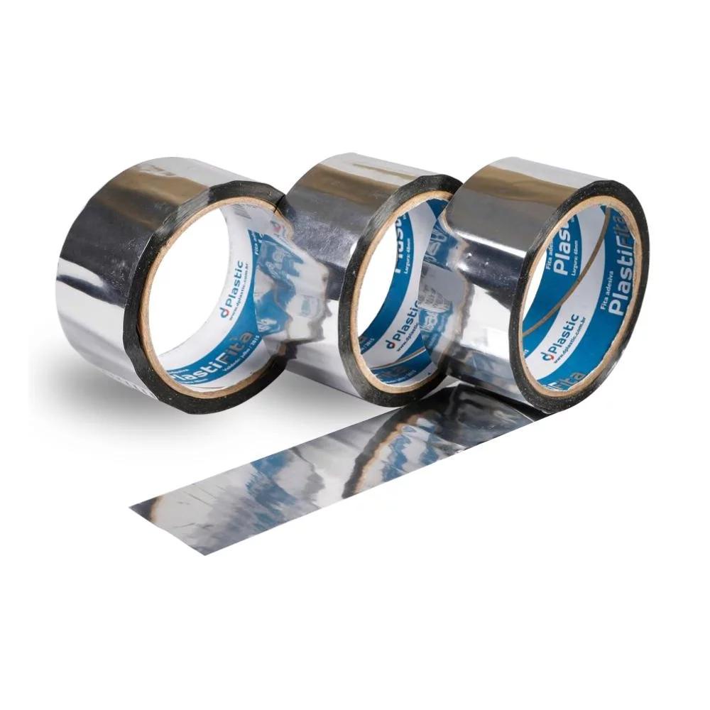 Fita Aluminizada PlastiFita para Manta Térmica 50m D. Plastic em Oferta na Shopee