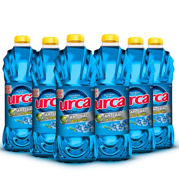 Kit 6 Desinfetante Urca Floral Brisa - 2L em Oferta na Shopee