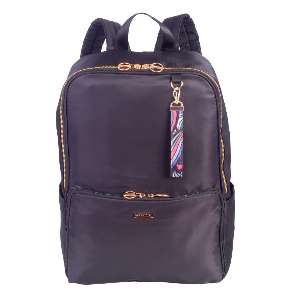 Mochila Grande Laptop Executiva Scarf II - Preto em Oferta na Shopee