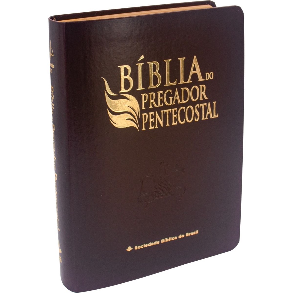 Bíblia do Pregador Pentecostal ARC | TAMANHO MÉDIO | Letra Normal | Índice | Luxo marrom em Oferta na Shopee